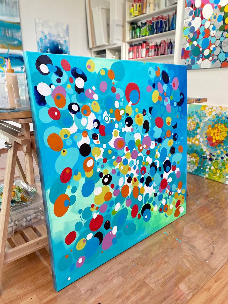 Original Minimalism Abstract Painting by Michelle Kranz