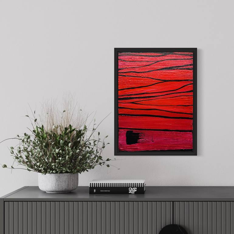 Original Abstract Painting by Klara Gunnlaugsdottir