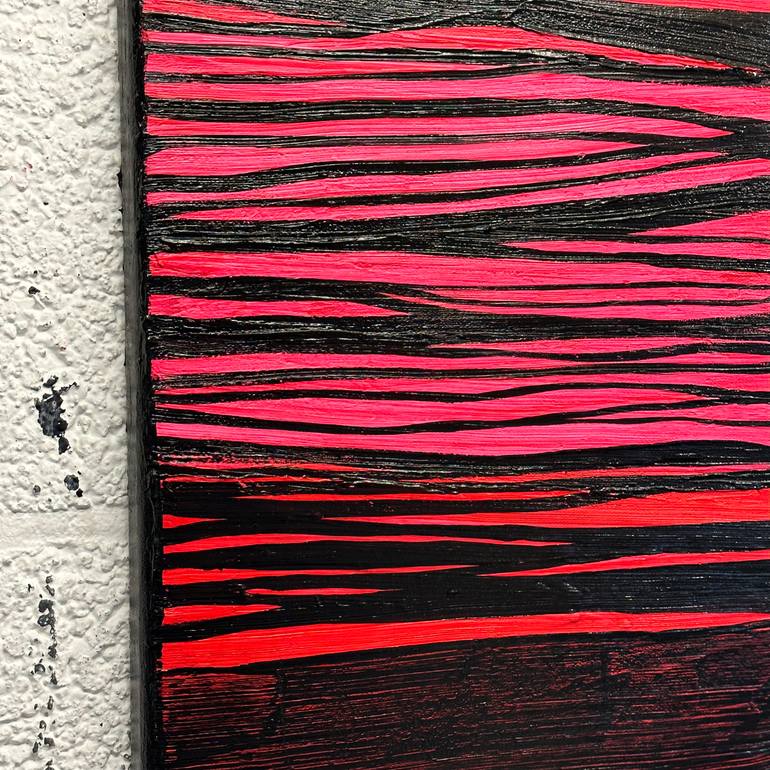 Original Abstract Expressionism Abstract Painting by Klara Gunnlaugsdottir