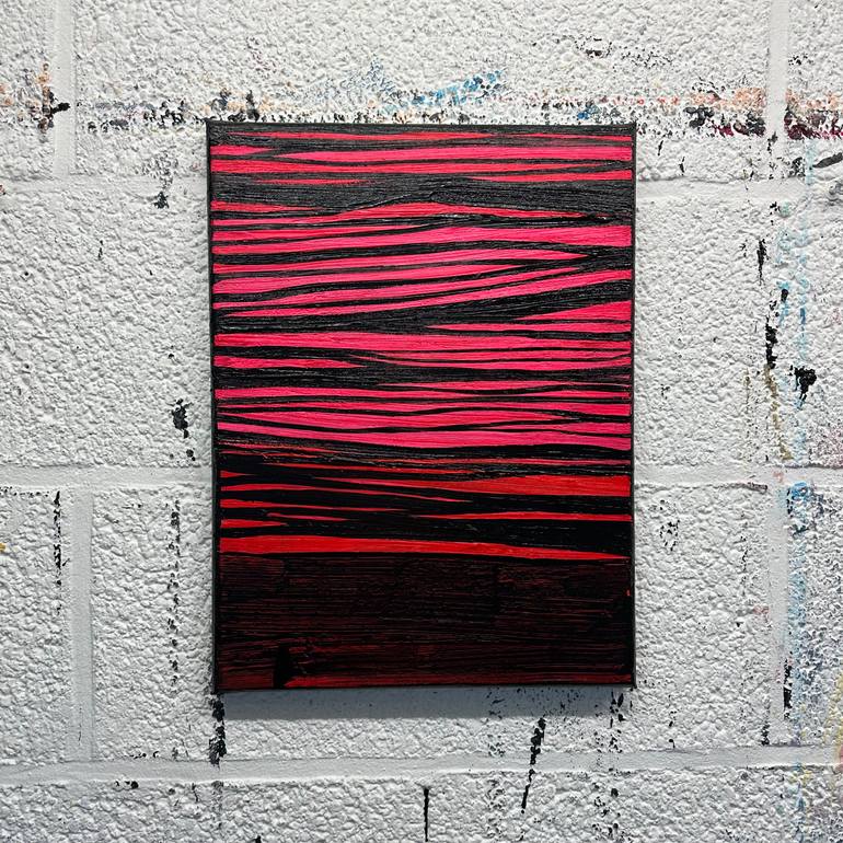 Original Abstract Expressionism Abstract Painting by Klara Gunnlaugsdottir