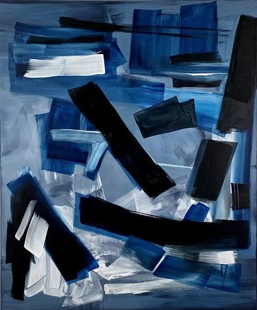 Original Abstract Expressionism Abstract Paintings by Klara Gunnlaugsdottir