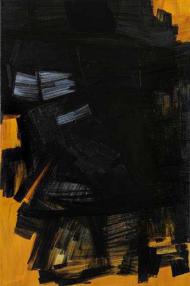 Original Abstract Expressionism Abstract Paintings by Klara Gunnlaugsdottir