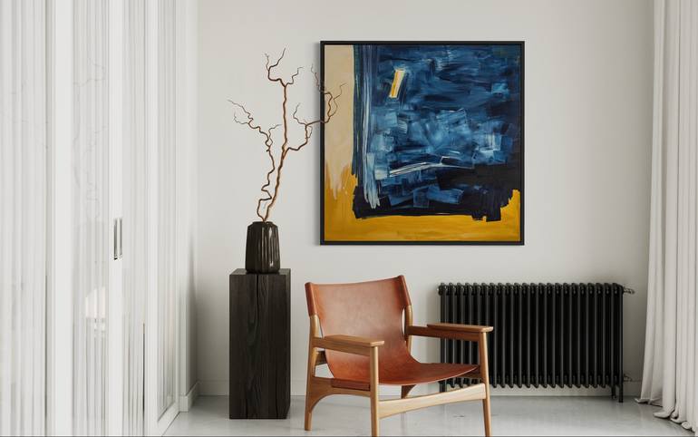 Original Abstract Expressionism Abstract Painting by Klara Gunnlaugsdottir