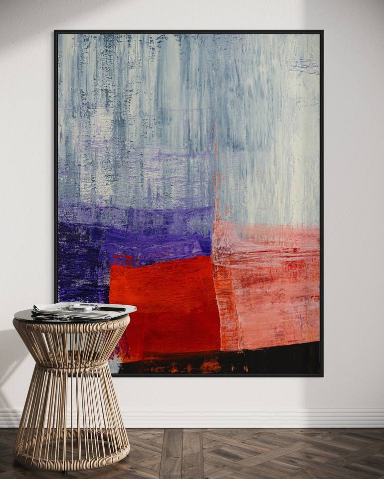 Original Abstract Painting by Klara Gunnlaugsdottir