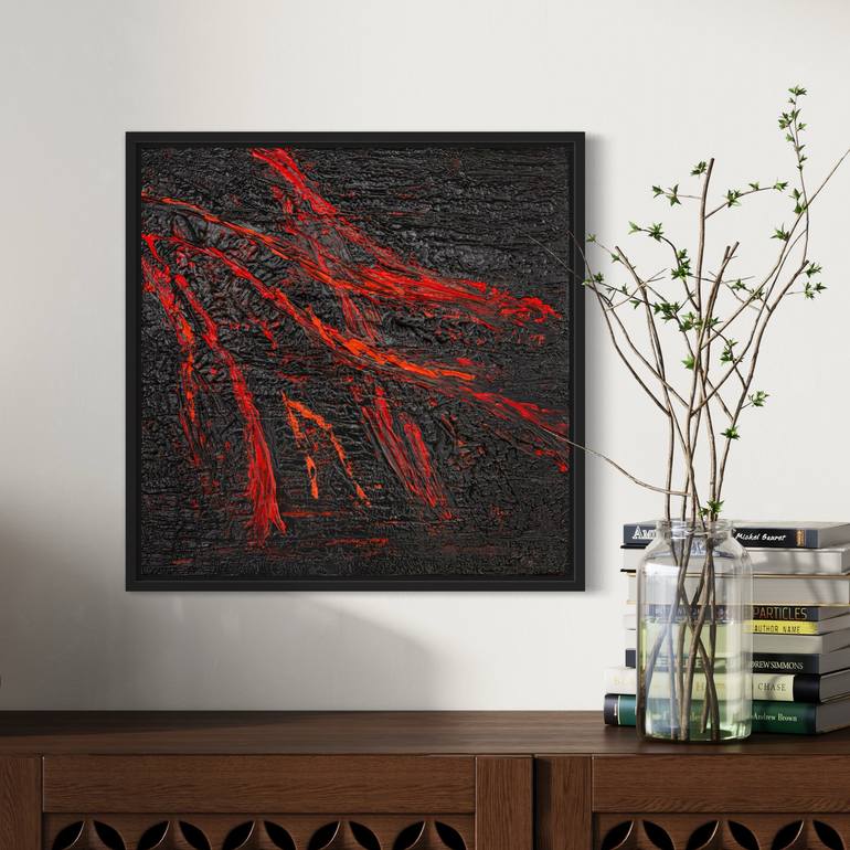 Original Abstract Nature Painting by Klara Gunnlaugsdottir