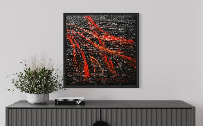 Original Abstract Nature Painting by Klara Gunnlaugsdottir