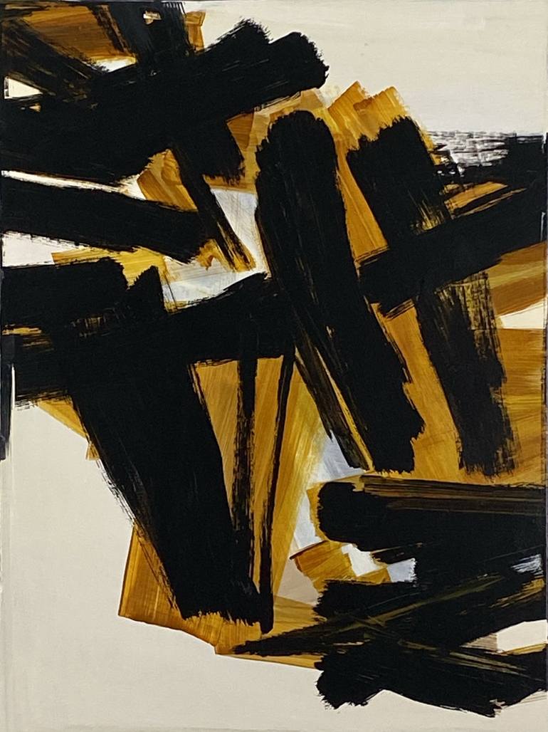 Original Abstract Expressionism Abstract Paintings by Klara Gunnlaugsdottir