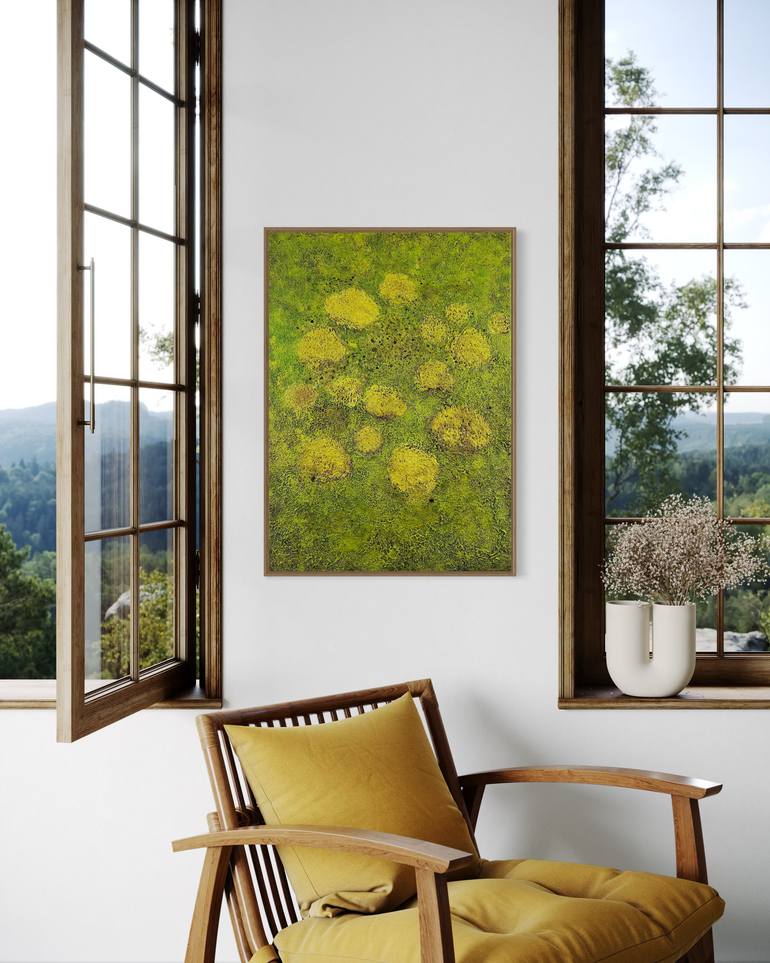 Original Abstract Nature Painting by Klara Gunnlaugsdottir