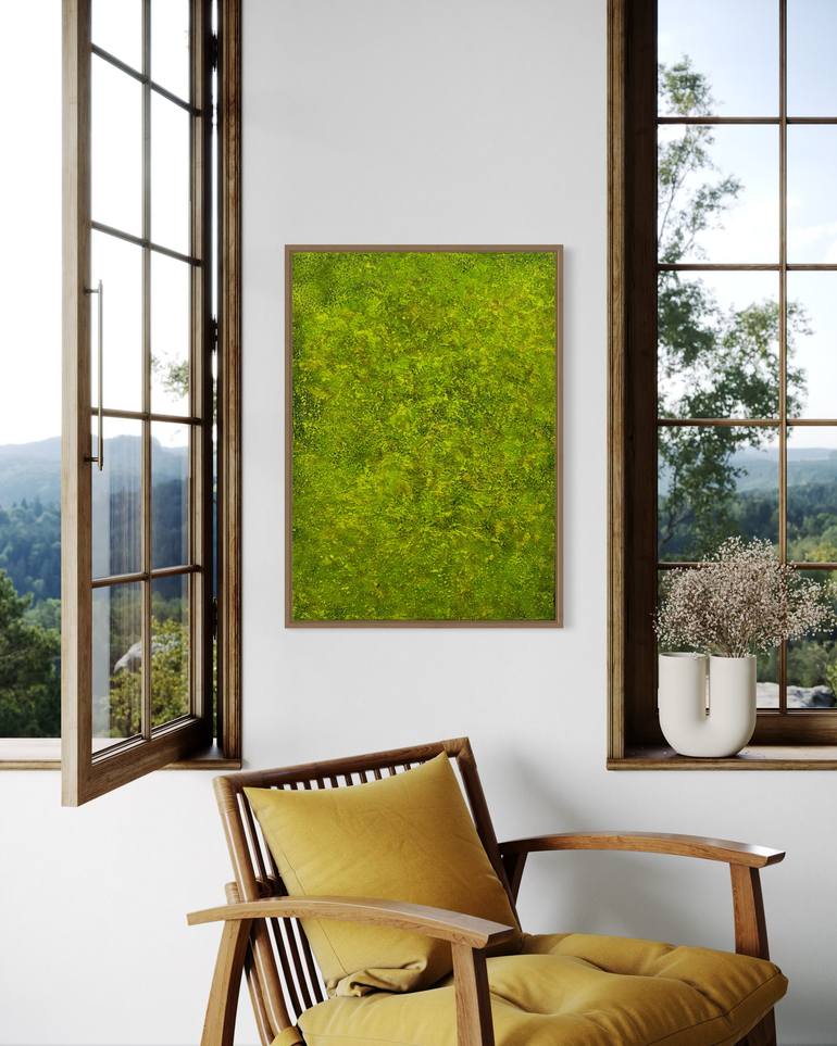 Original Abstract Nature Painting by Klara Gunnlaugsdottir