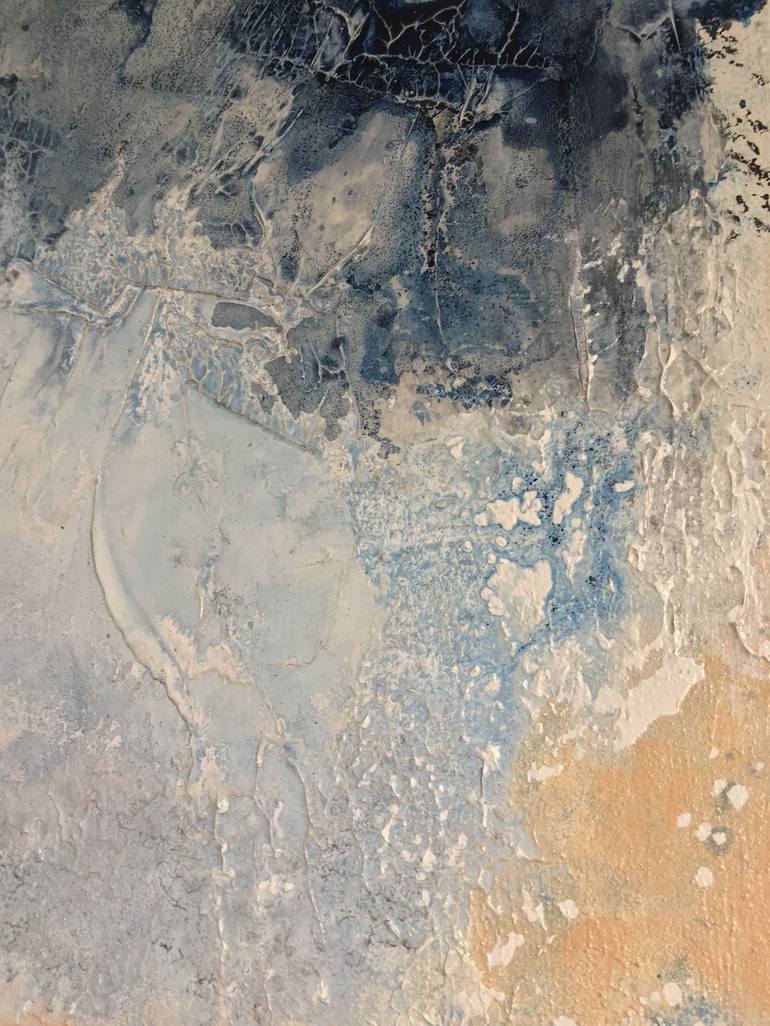 Original Abstract Seascape Painting by Klara Gunnlaugsdottir