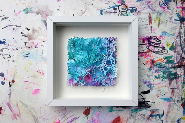 Original Fine Art Abstract Painting by Zuzana Borysek