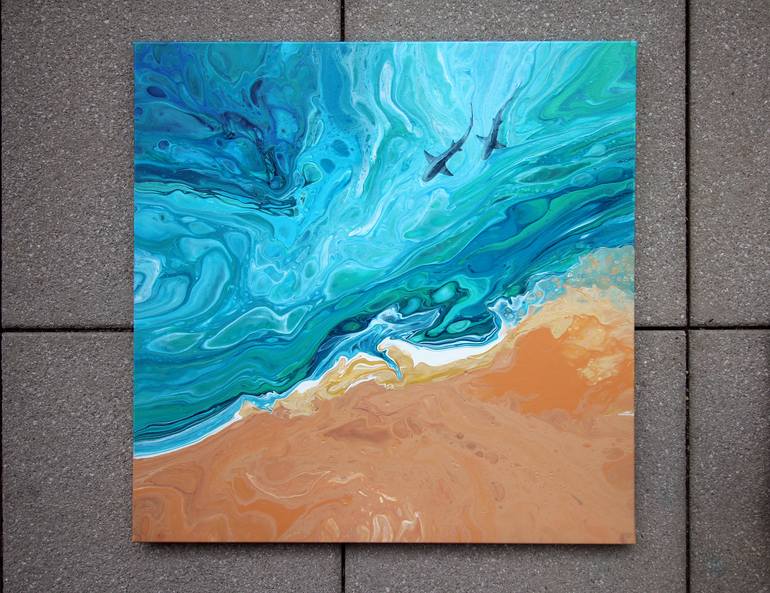 Original Abstract Animal Painting by Zuzana Borysek