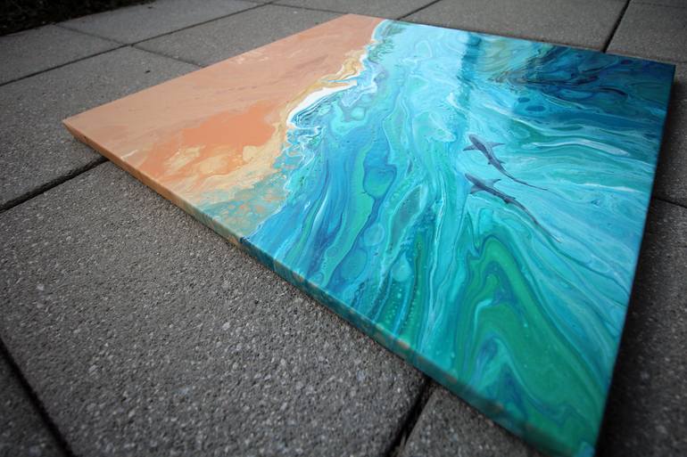 Original Abstract Animal Painting by Zuzana Borysek
