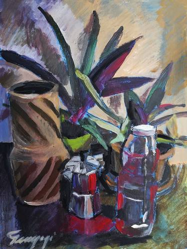 Still life with bottle thumb