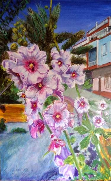 Original Expressionism Floral Paintings by ALBERTO MARIN ILLESCAS