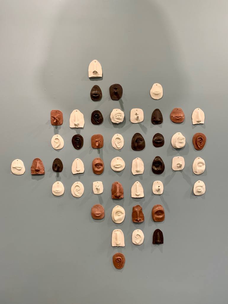 Original Abstract Home Sculpture by Maria Castel-Branco