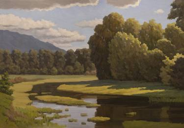 Print of Art Deco Landscape Paintings by Andrey Pingachev