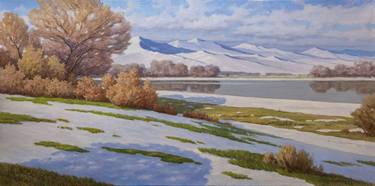 Print of Fine Art Landscape Paintings by Andrey Pingachev