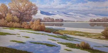 Print of Landscape Paintings by Andrey Pingachev