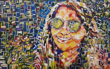 Print of Abstract Portrait Paintings by Deepak Joshi