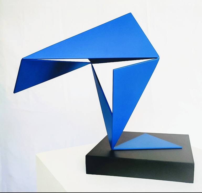 Original Abstract Geometric Sculpture by ALBERTO MARTINEZ