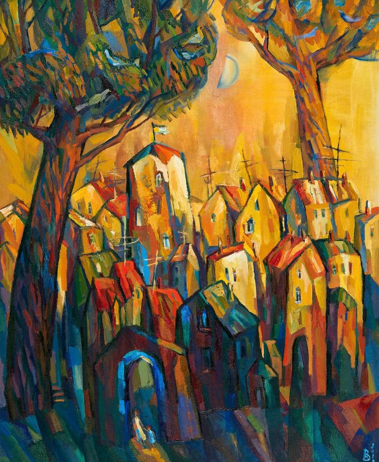 August Painting by Viktoryia Kulvanouskaya |