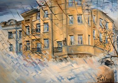 Print of Conceptual Architecture Paintings by Khrystyna Byk