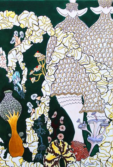 Print of Surrealism Nature Drawings by Kate Studley