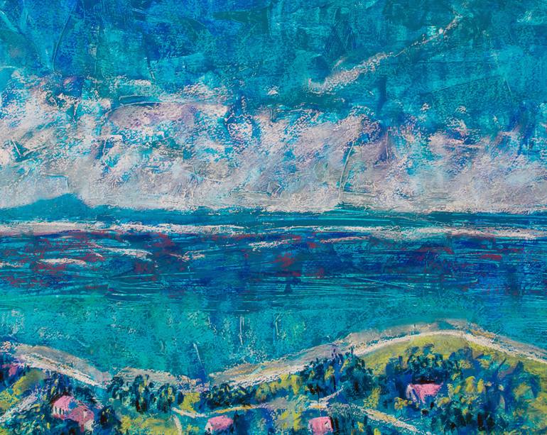 Original Expressionism Landscape Painting by Natalia Rumyantseva