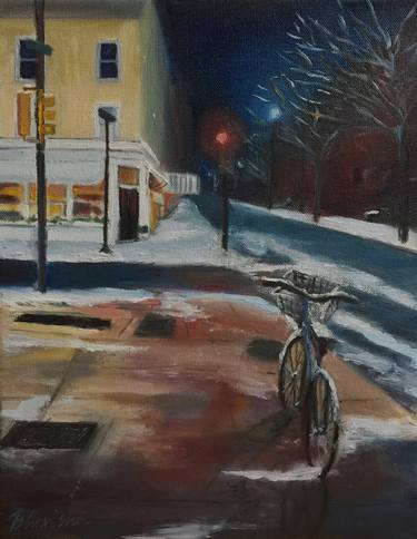 Original Fine Art Bicycle Paintings by Bhavisha Patel