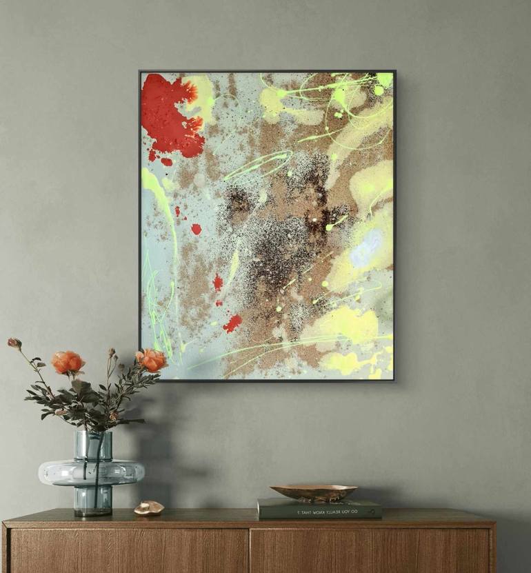 Original Abstract Painting by Marian Gorin