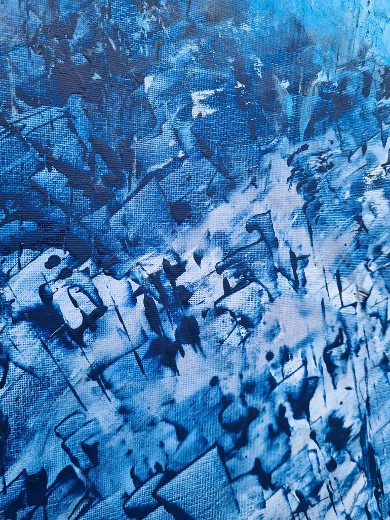 Original Abstract Expressionism Abstract Painting by Marian Gorin