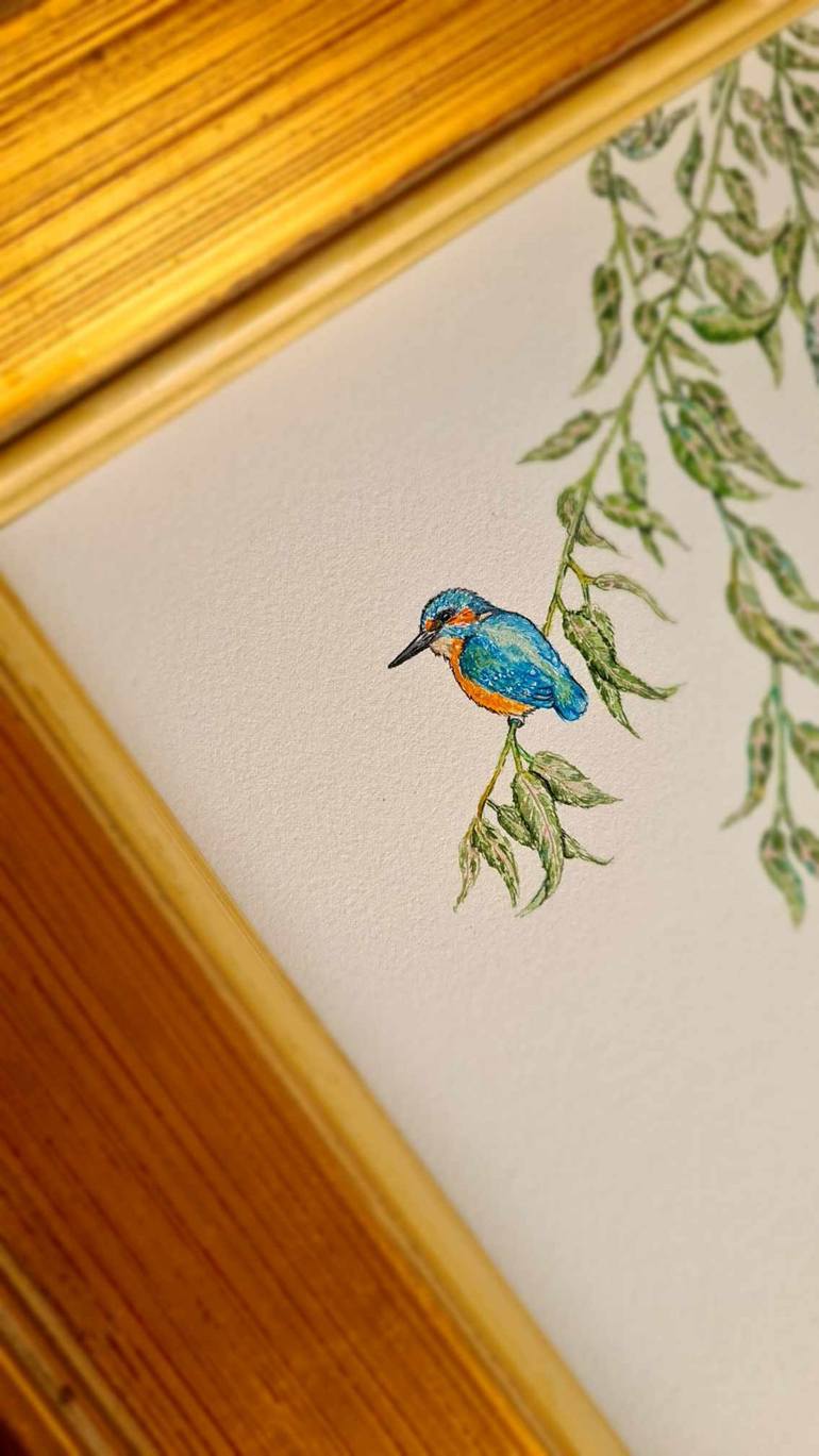 Original Illustration Animal Painting by Marian Gorin