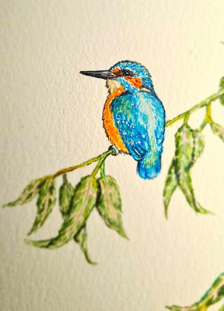 Original Illustration Animal Painting by Marian Gorin