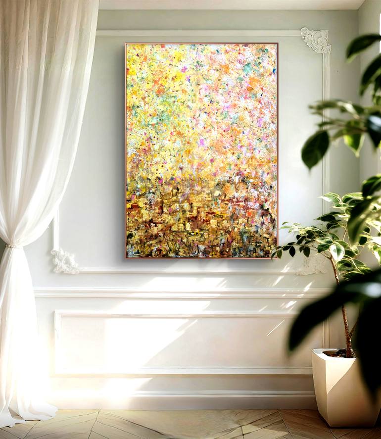 Original Abstract Painting by Marian Gorin