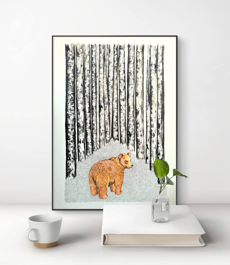 Original Figurative Animal Painting by Marian Gorin