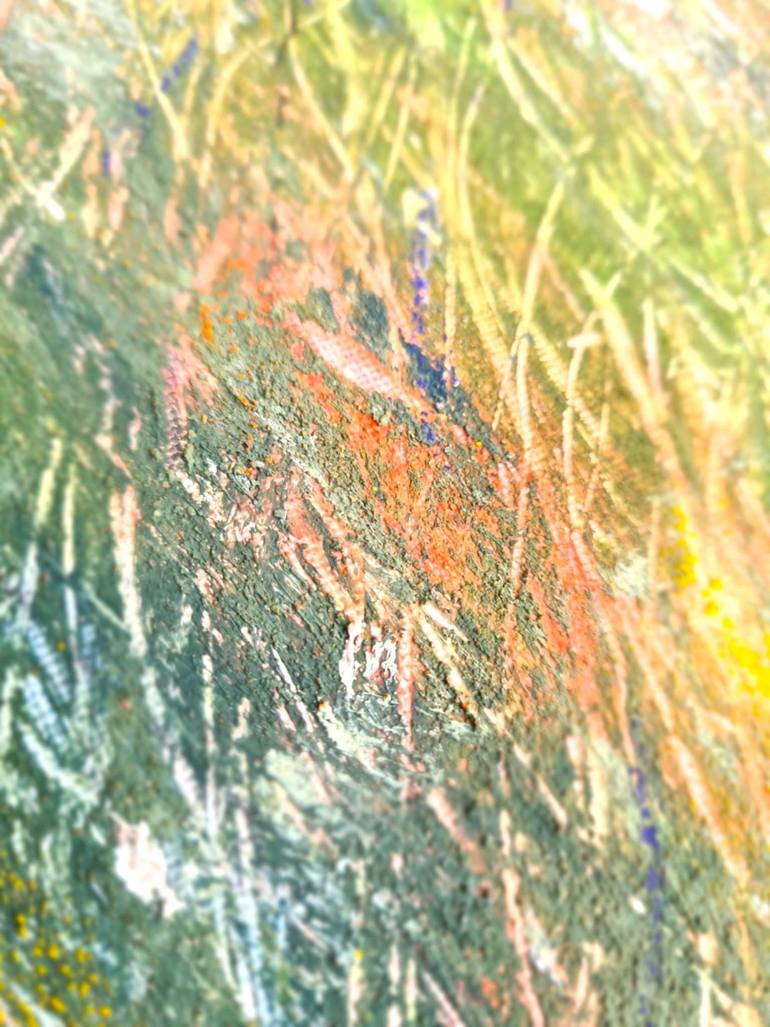 Original Abstract Expressionism Abstract Painting by Marian Gorin