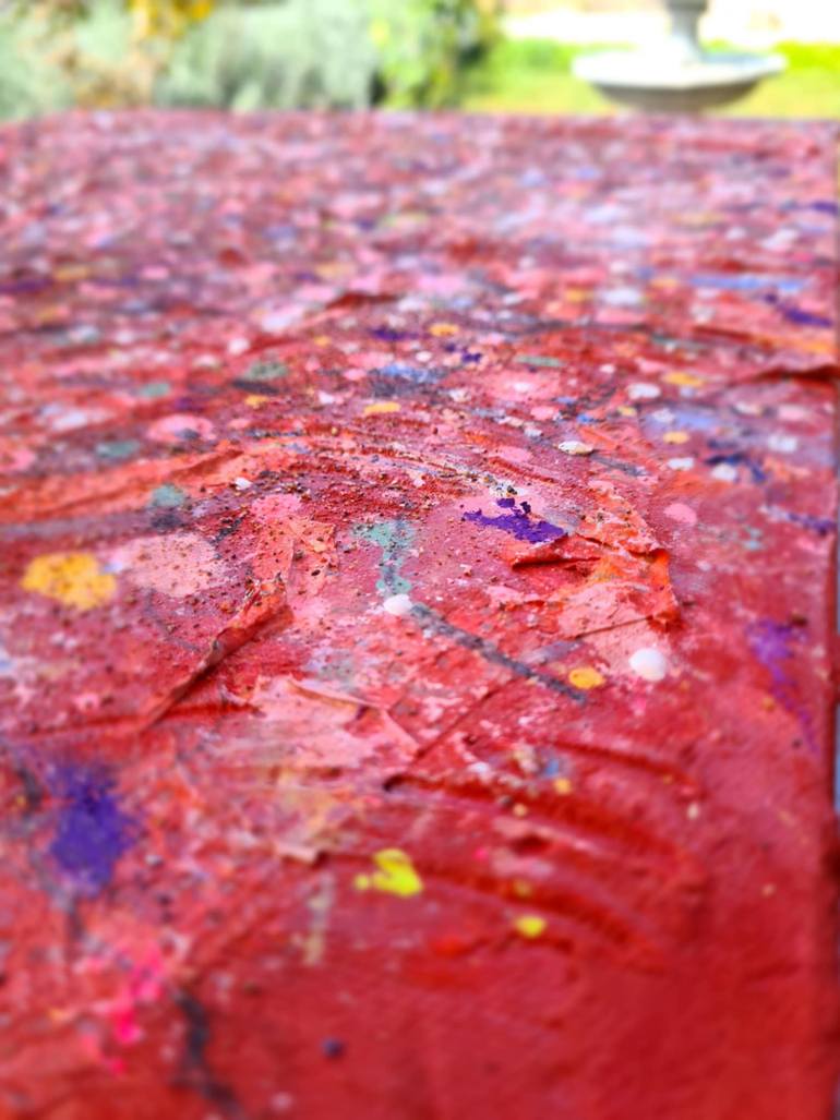 Original Abstract Expressionism Abstract Painting by Marian Gorin