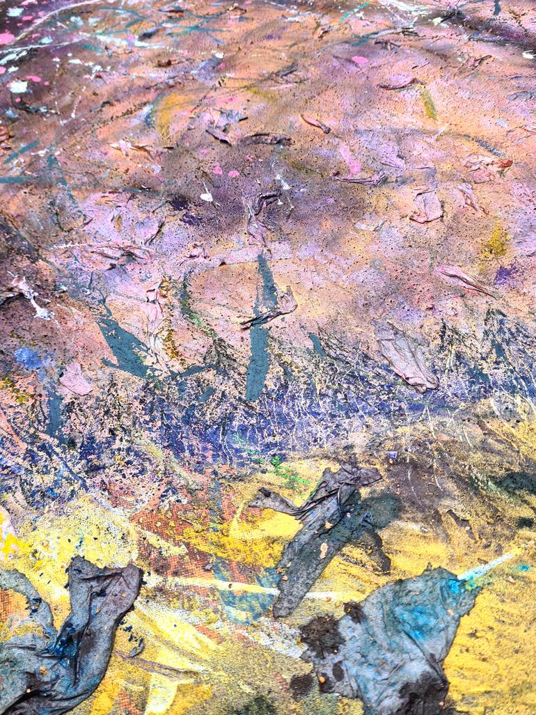 Original Abstract Expressionism Abstract Painting by Marian Gorin