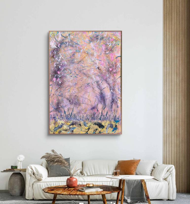 Original Abstract Expressionism Abstract Painting by Marian Gorin