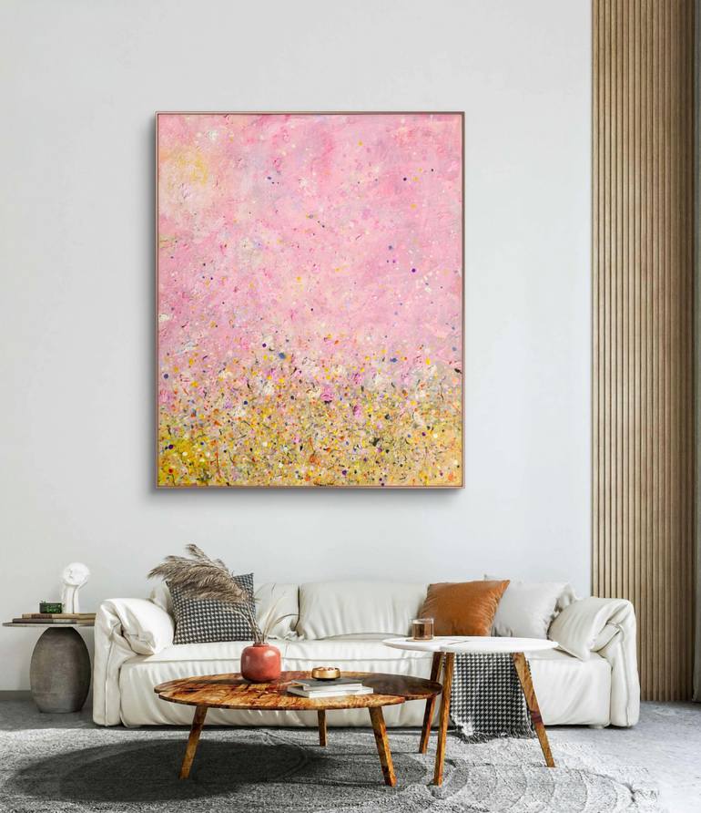 Original Abstract Expressionism Abstract Painting by Marian Gorin