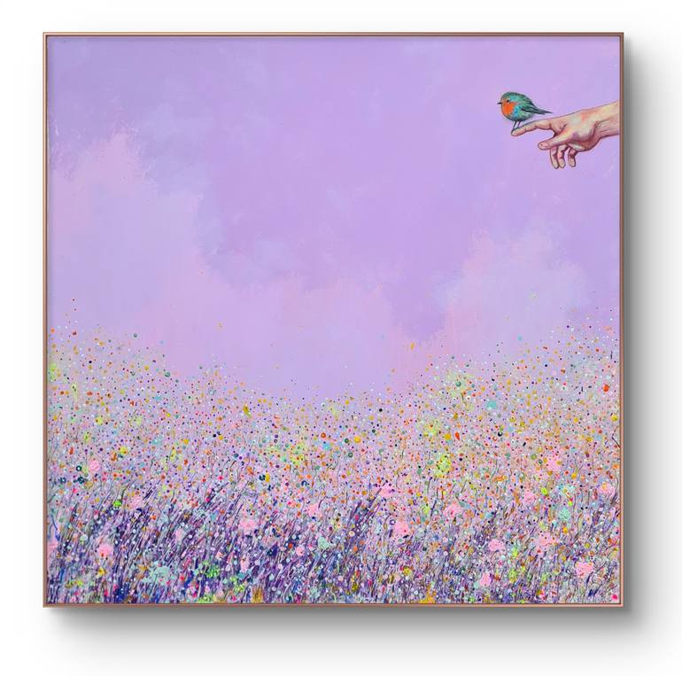 Original Figurative Landscape Painting by Marian Gorin