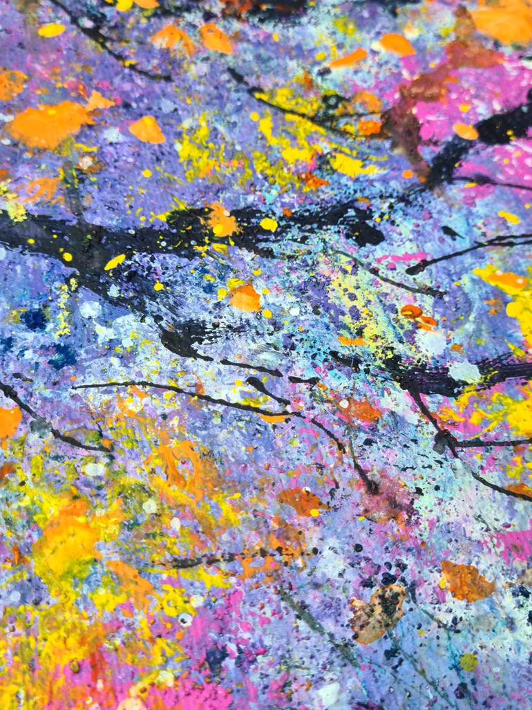 Original Color Field Painting Abstract Painting by Marian Gorin