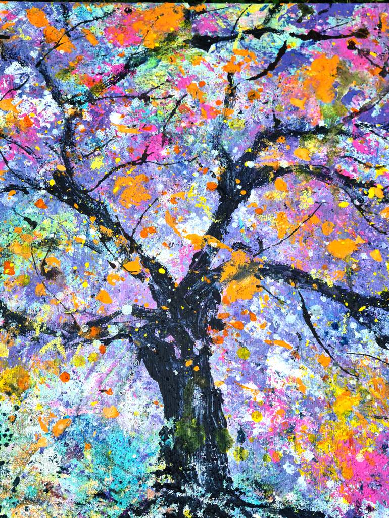 Original Color Field Painting Abstract Painting by Marian Gorin