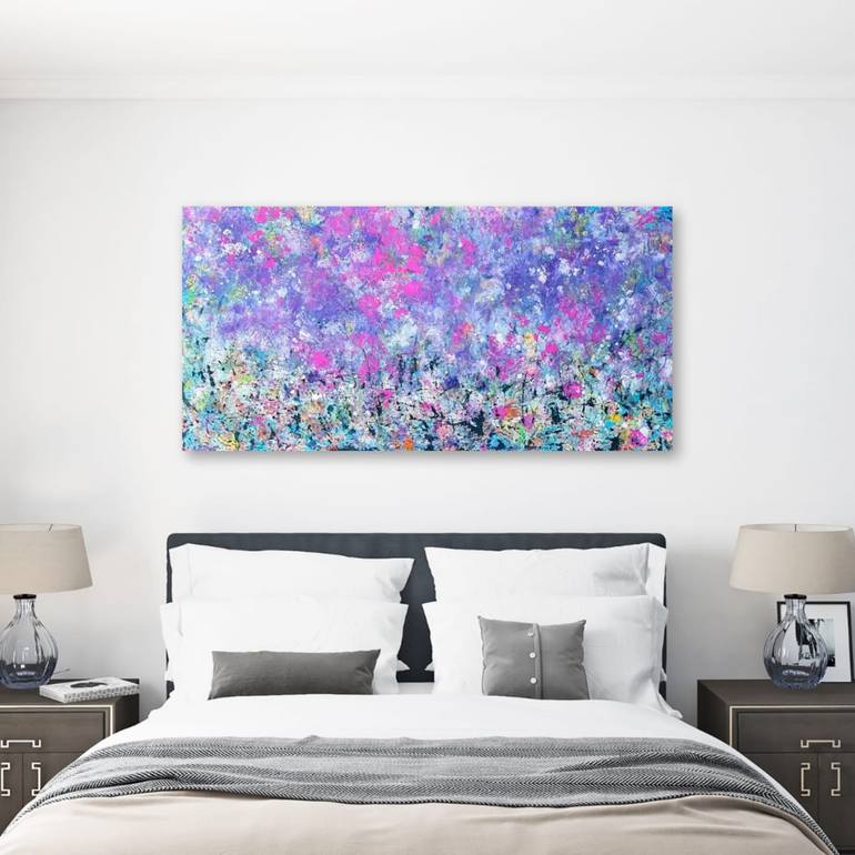 Original Color Field Painting Abstract Painting by Marian Gorin