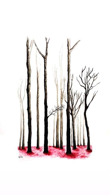Print of Illustration Tree Paintings by Marian Gorin