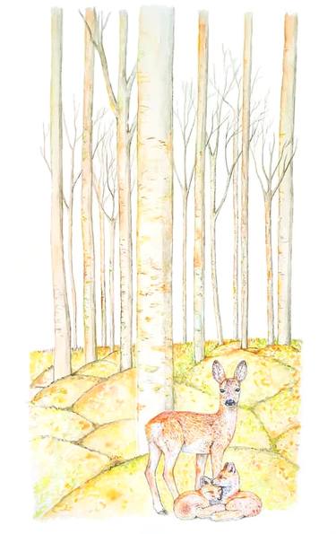 Print of Illustration Nature Paintings by Marian Gorin