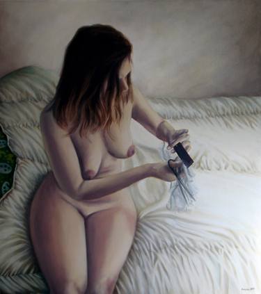 Print of Realism Nude Paintings by Danijel Korosec