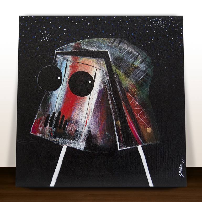 Original Figurative Cinema Painting by Sylvain Pare