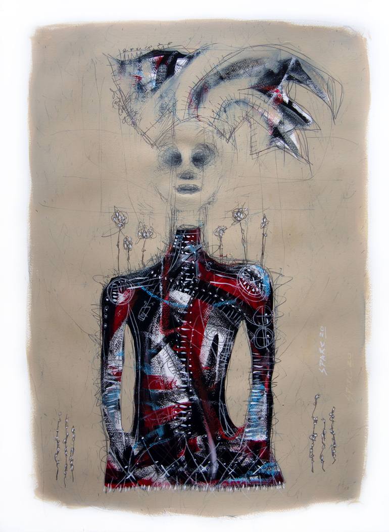 Original Figurative Pop Culture/Celebrity Painting by Sylvain Pare